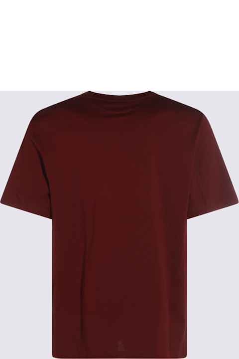 أدوات منزلية Brunello Cucinelli Red Cotton T-shirt