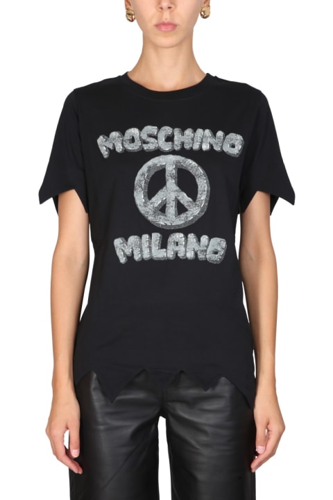 Moschino Topwear for Women Moschino Flinstones Print T-shirt
