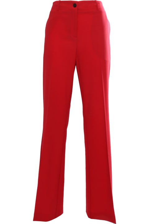 Ballantyne Pants & Shorts for Women Ballantyne Red Flared Trousers