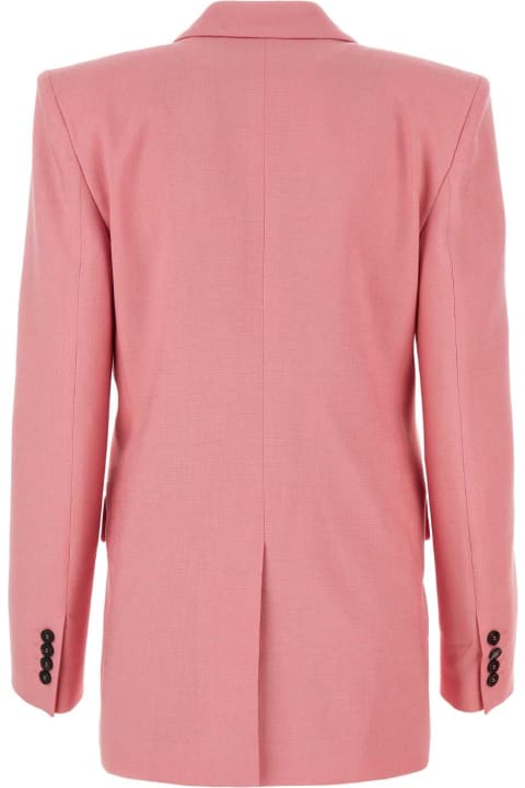 MSGM Coats & Jackets for Women MSGM Pink Stretch Viscose Blend Blazer