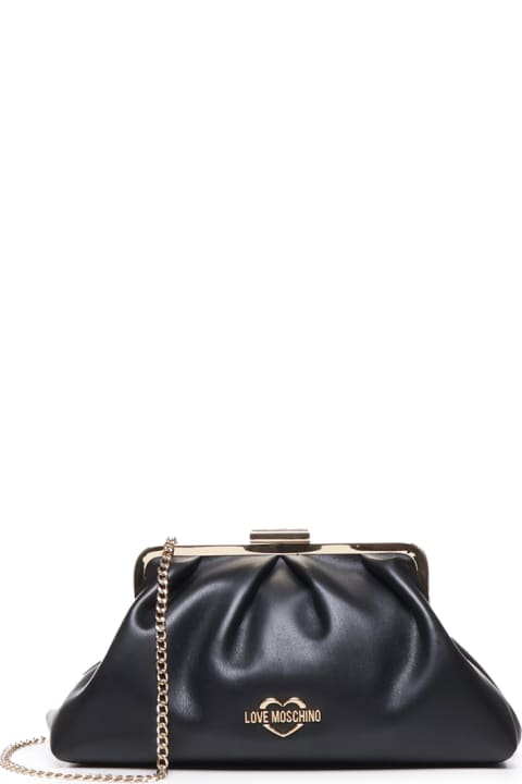 Love Moschino Shoulder Bags for Women Love Moschino Shoulder Bag With Logo Plaque
