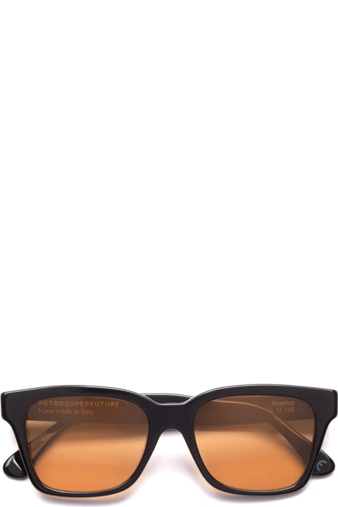 RETROSUPERFUTURE Eyewear for Women RETROSUPERFUTURE America Refined Black Sunglasses