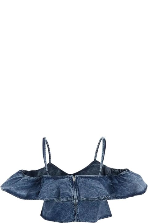 Marant Étoile Underwear & Nightwear for Women Marant Étoile Voloteo Chambray Crop Top