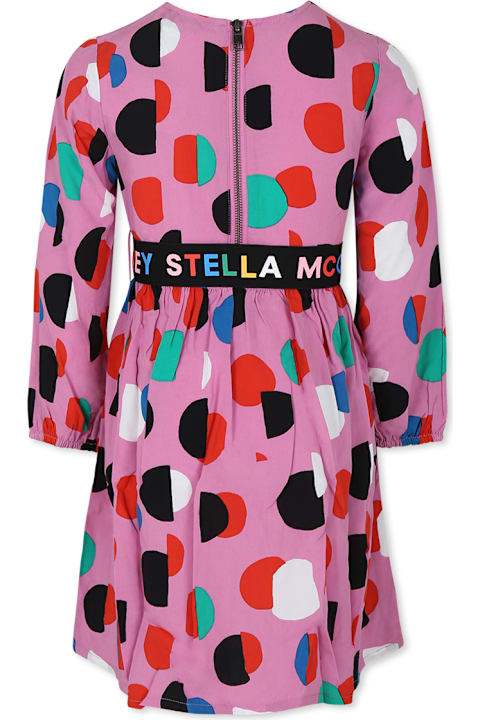 Homeware Stella McCartney Kids Pink Dress For Girl With Logo