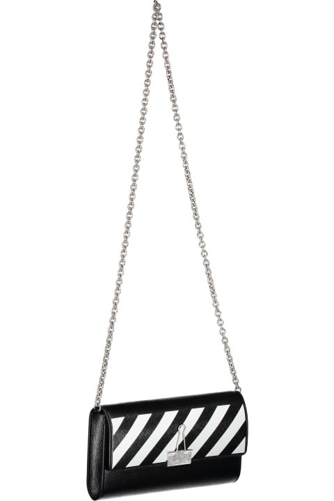 Off-White Bags for Women Off-White Binder Leather Crossbody Bag