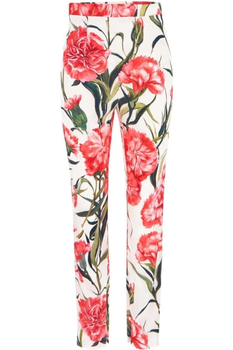 Pants & Shorts for Women Dolce & Gabbana Floral Print High Waist Leggings