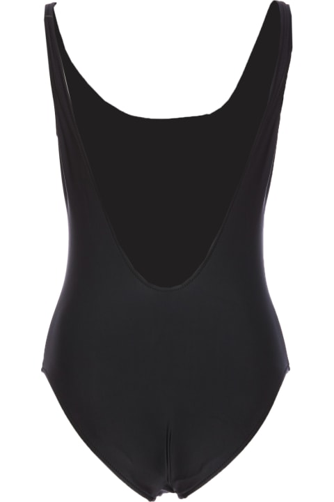 Moschino Swimwear for Women Moschino Black Swimsuit In Polyamide Blend