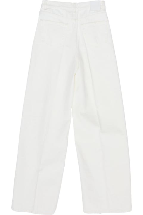 Totême Women Totême Logo Patch Wide Leg Jeans
