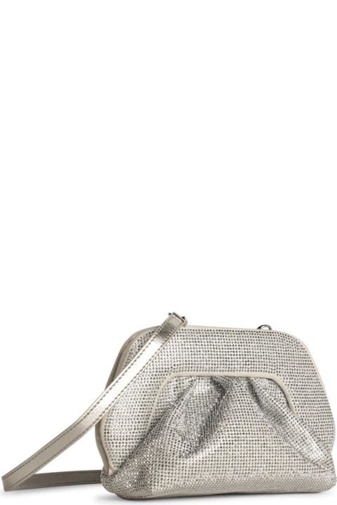 THEMOIRè Bags for Women THEMOIRè 'gea Strass' Silver Vegan Leather Bag