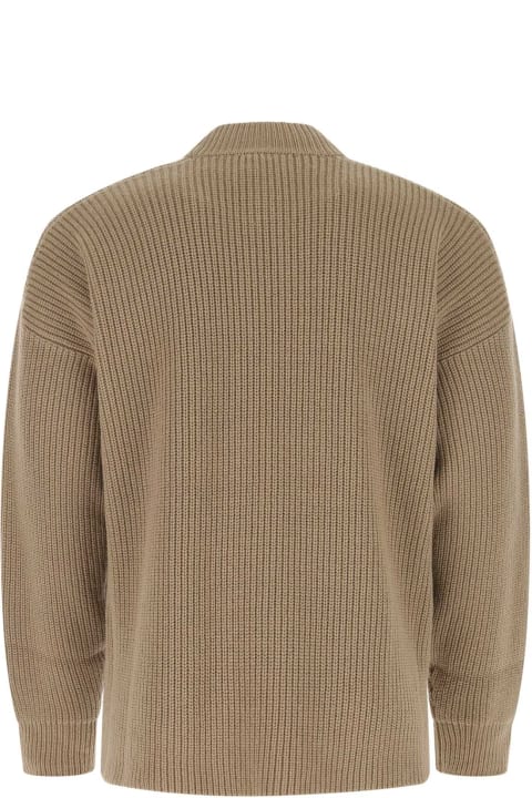 The Row Sweaters for Men The Row Cappuccino Wool Blend Sweater