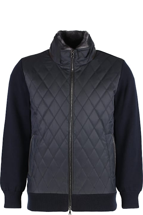 Homeware Paul&Shark Knitted Jacket With Padded Panel