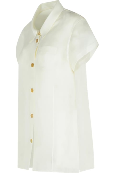 Khaite for Women Khaite 'keefe' White Silk Shirt