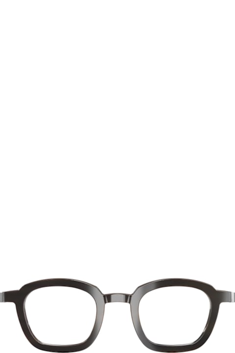 LINDBERG نظارات لـ القسم الرجالي LINDBERG Lindberg Buffalo Horn 1858 H20 10 Marrone Scuro Silver Glasses