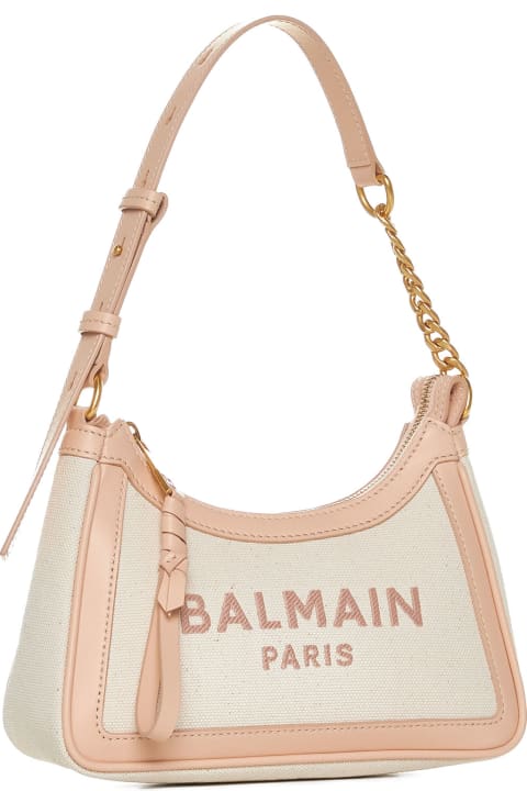 Bags for Women Balmain Balmain B-army 26 Bag In Canvas And Leather