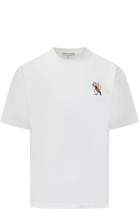 J.W. Anderson Topwear for Men J.W. Anderson Puffin Embroidery T-shirt