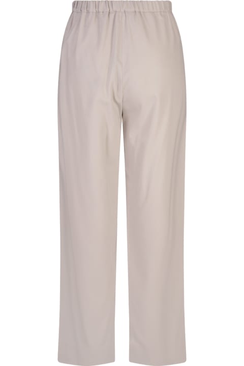 'S Max Mara Pants & Shorts for Women 'S Max Mara Ecru Floria Jogging Pants