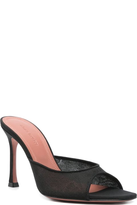 Amina Muaddi Alexa Heel Sandals