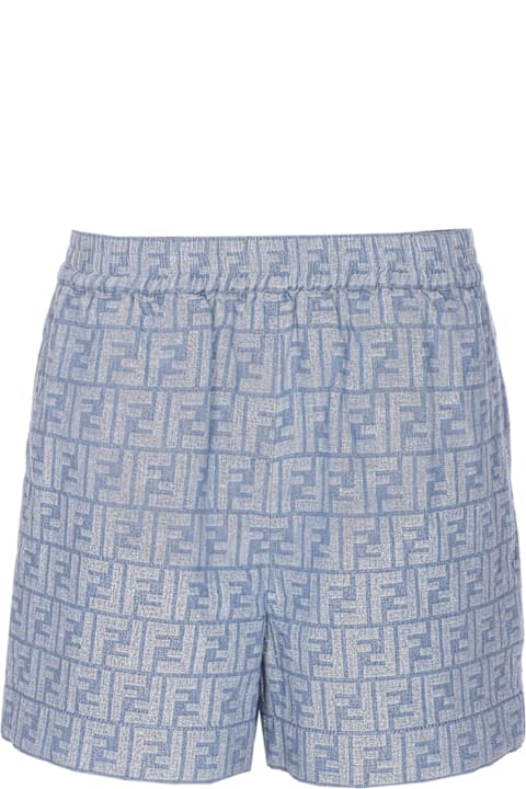 Fendi Clothing for Women Fendi Ff Logo Shorts
