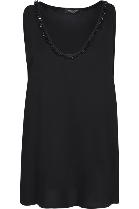 Fabiana Filippi Topwear for Women Fabiana Filippi Elegant Black Top