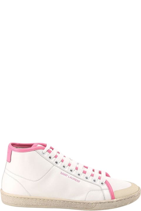 Saint Laurent Sneakers for Women Saint Laurent Logo Mid-top Sneakers