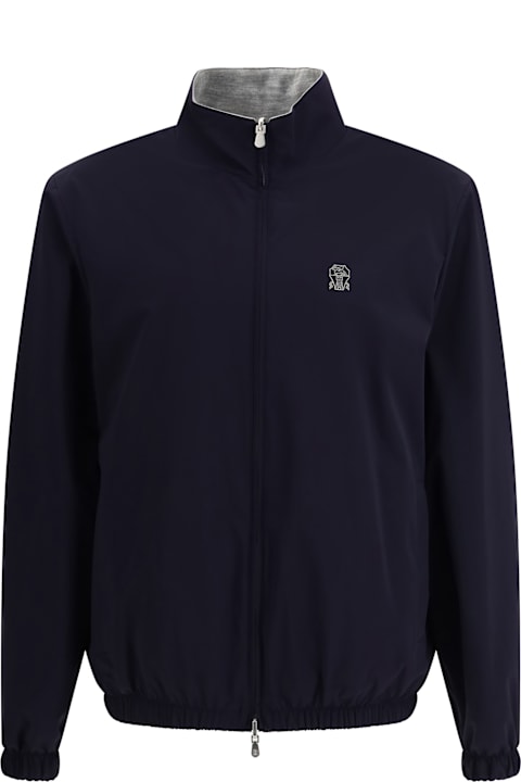 Brunello Cucinelli for Kids Brunello Cucinelli Reversible Jacket