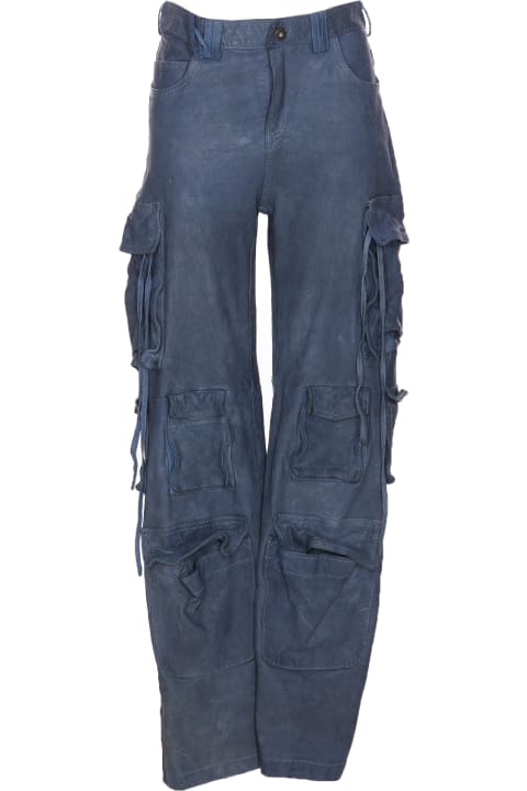 Fashion for Women Salvatore Santoro Leather Cargo Pants