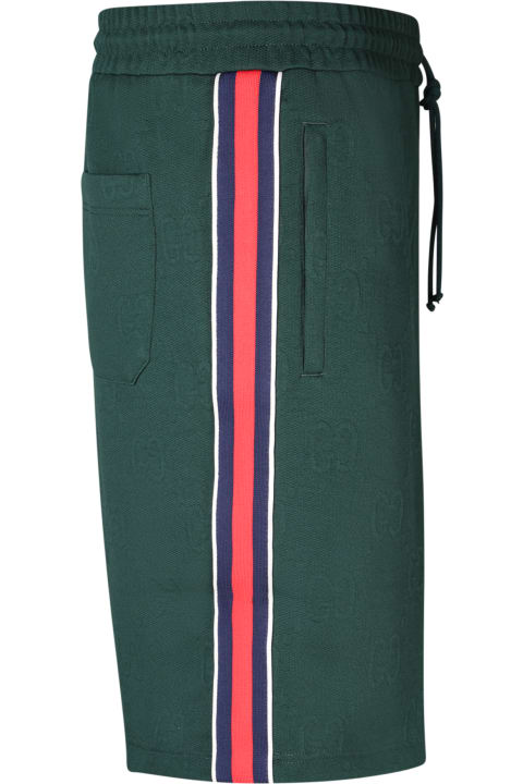 Gucci Pants for Women Gucci Gg Green Shorts