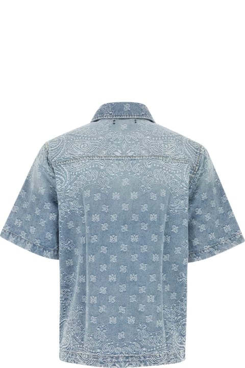 Clothing for Men AMIRI Embroidered Denim Shirt