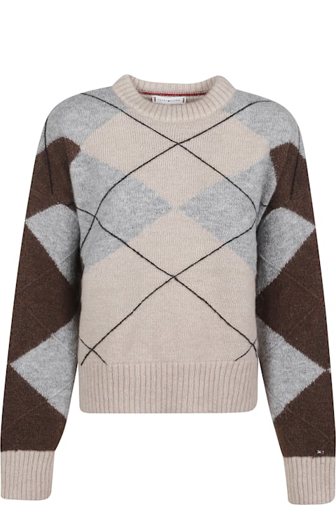 Tommy Hilfiger for Men Tommy Hilfiger Multicolored Crew Neck Sweater