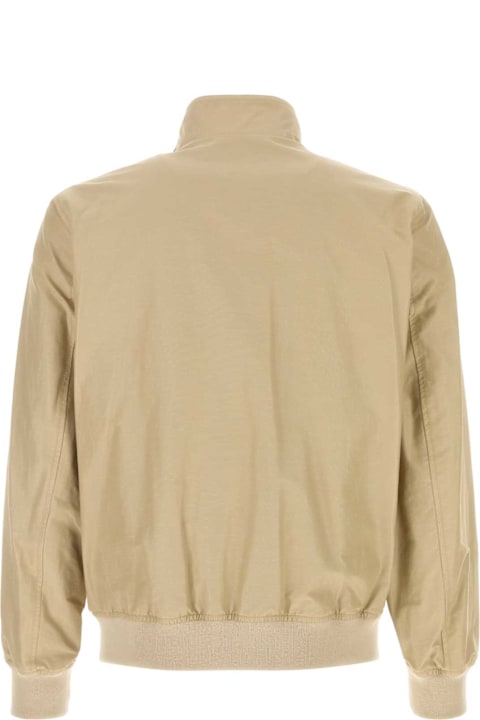 Homeware Woolrich Sand Cotton Blend Cruiser Bomber Jacket