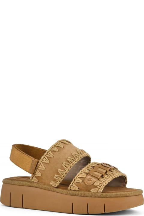 Mou Sandals for Women Mou Brown Bounce Sandal