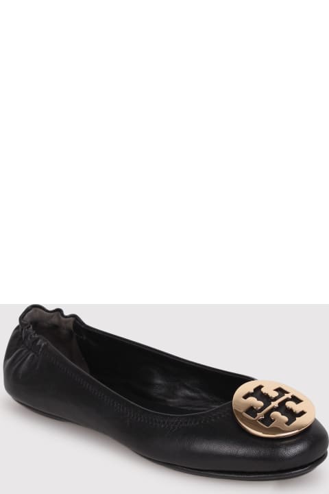 Tory Burch Flat Shoes for Women Tory Burch Tory Burch Minnie Ballerinas With Application