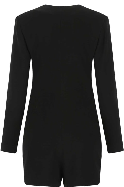 Saint Laurent Clothing for Women Saint Laurent Black Crepe Jumpsuit