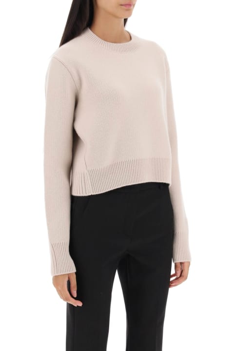 Lanvin Sweaters for Women Lanvin Cropped Wool And Cashmere Sweater