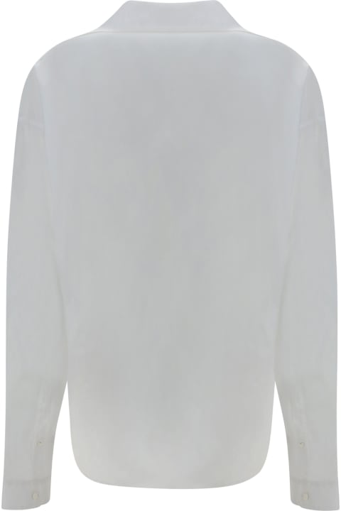 Balenciaga Women Balenciaga Crinkled Cotton Shirt