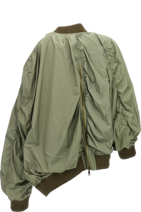 'deconstructed Oversized' Bomber Jacket