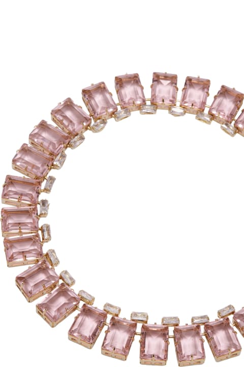 Necklaces for Women Ermanno Scervino Necklace With Pink Stones