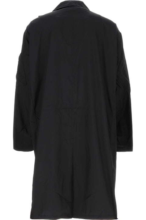 Random Identities Coats & Jackets for Men Random Identities Black Polyester Coat