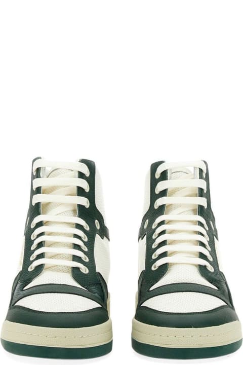 Saint Laurent Shoes for Men Saint Laurent Round Toe Lace-up Sneakers