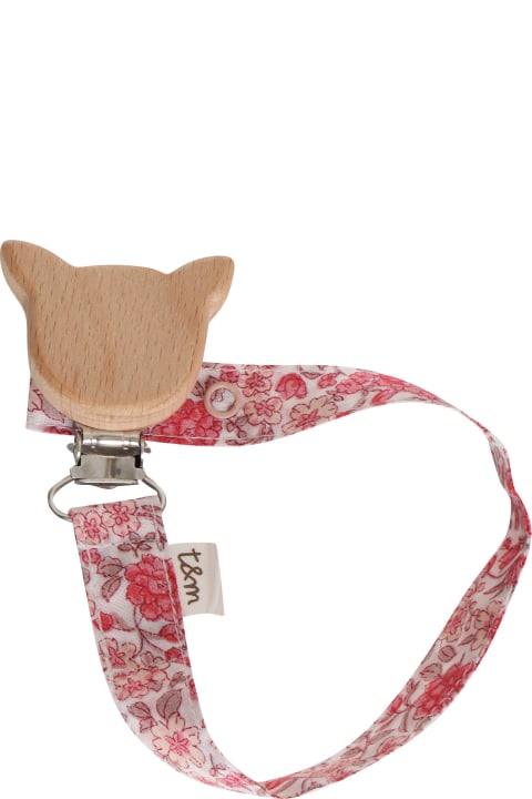 Accessories & Gifts for Boys Teddy & Minou Pacifier Holder