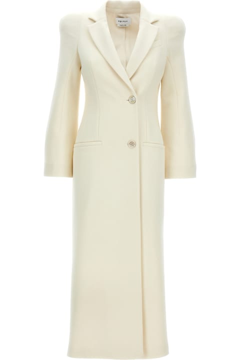 Alexander McQueen لـ Women Alexander McQueen Double-breasted Coat With Shaped Shoulders