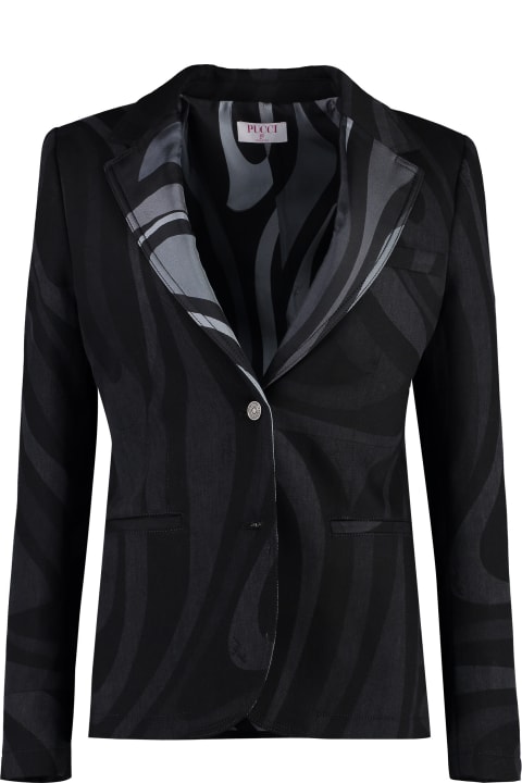 ウィメンズ Pucciのコート＆ジャケット Pucci Single-breasted Two-button Blazer