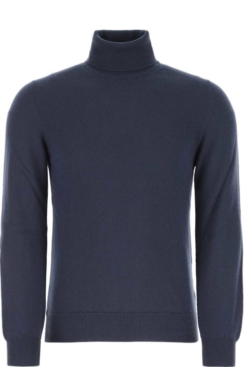 Fashion for Men Fedeli Blu Cashmere Sweater