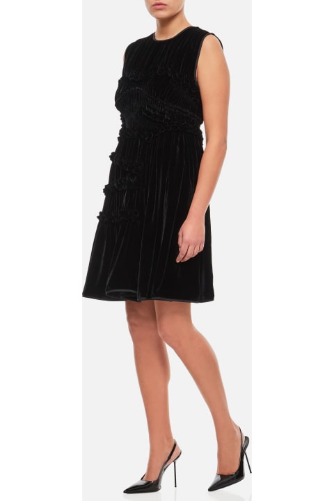 Fashion for Women Cecilie Bahnsen Uki Sleeveless Velvet Dress