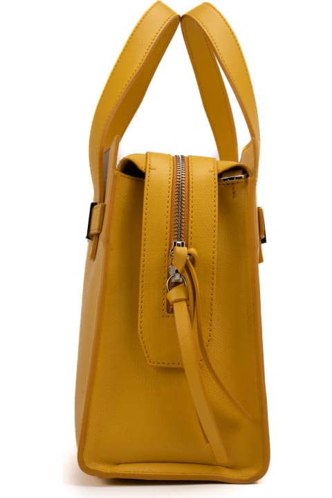 Orciani Totes for Women Orciani Posh Medium Leather Handbag
