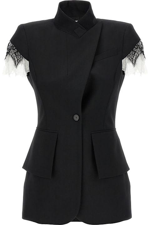Coats & Jackets for Women Alexander McQueen Lace Detail Blazer