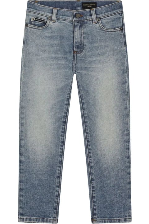 Fashion for Women Dolce & Gabbana Blue Jeans With D&g Logo