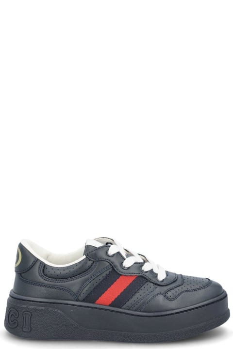 Gucci for Kids Gucci Web Detailed Low-top Sneakers