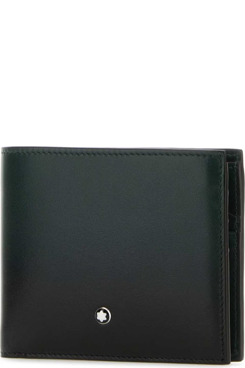 Montblanc Men Montblanc Two-tone Leather Wallet