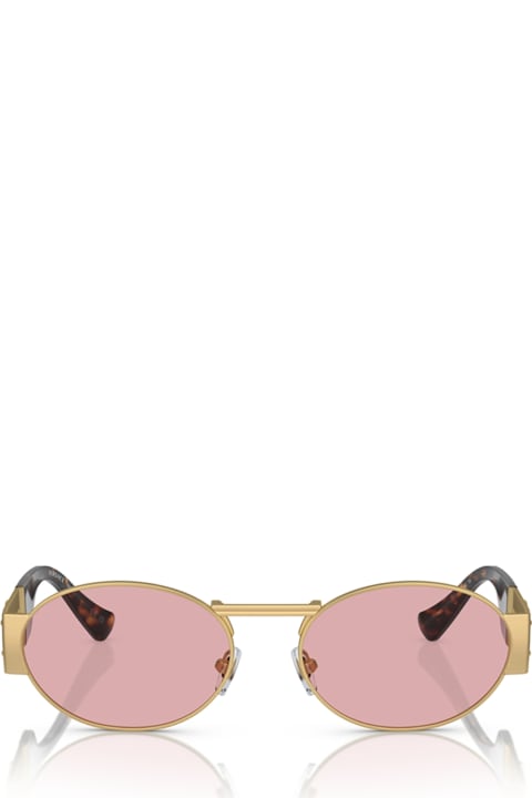 Versace Eyewear Eyewear for Women Versace Eyewear Ve2264 Matte Gold Sunglasses